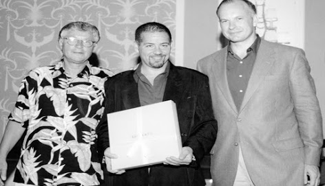 Mark Winkler in Hawaii receiving an award Mark Winkler in Hawaii receiving an award